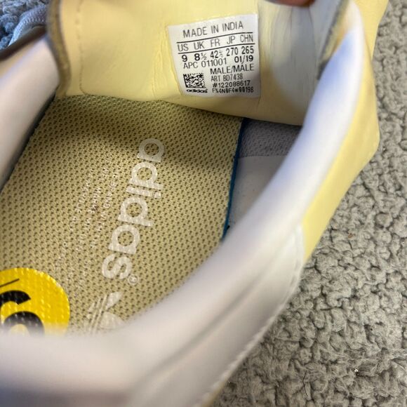 Adidas Stan Smith Originals Leather Sneakers Mens 9 Yellow Shoes BD7438 - Picture 14 of 16